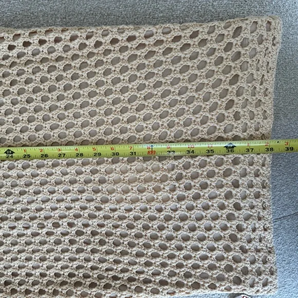 NWT A.L.C LEONA ASYMMETRIC FRINGE CROCHET SKIRT- SIZE M - Picture 9 of 9